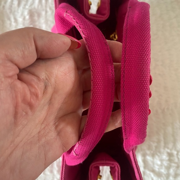 Prada Canapa Canvas Tote. Small size. EUC - Picture 12 of 14